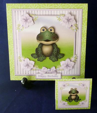 Hope Your Day is Un-frog-ettably Fun Card Mini Kit by Michelle Chivers