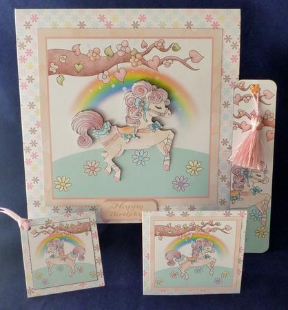 Prancing Pony Cute Birthday Mini Kit by Michelle Chivers