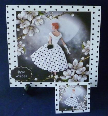 White Cherry Blossom Florale by Michelle Chivers
