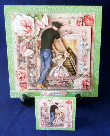 Always Daddy's Little Girl Card Front Kit by Michelle Chivers