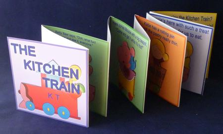 The Kitchen Train Accordion Book Mini Kit by Michelle Chivers