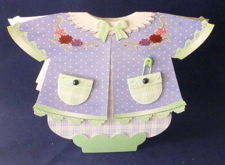 Blue and Green Baby Matinee Jumper Suit by Michelle Chivers