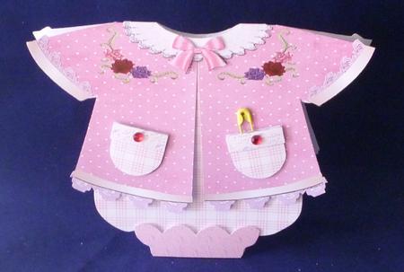 Pink Baby Matinee Jumper Suit by Michelle Chivers