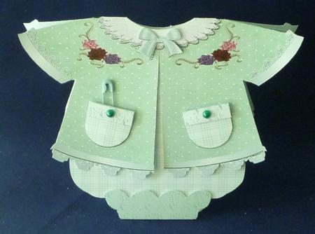 Green Baby Matinee Jumper Suit by Michelle Chivers