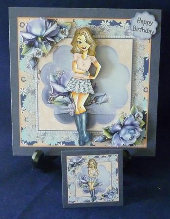 The Teenage Years Card Front Kit by Michelle Chivers
