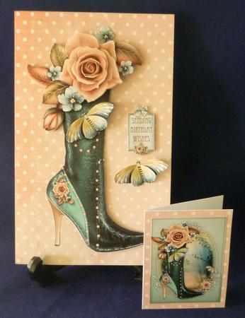 Peach Rose Boot by Michelle Chivers