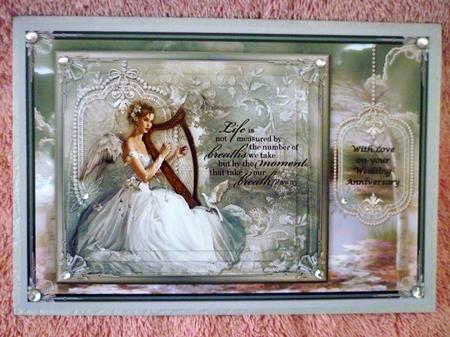 Soul Music Wedding Anniversary Pyramid Card by Michelle Chivers