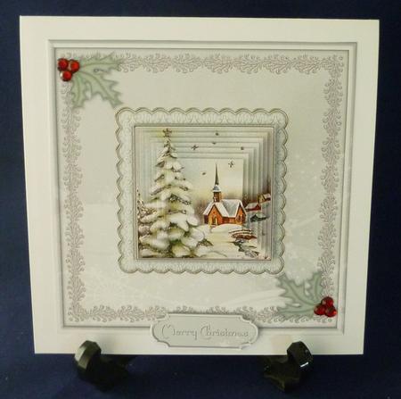 Wistful Winter 8" Square Card Pyramage Mini-kit by Michelle Chivers