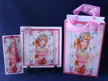 Girl and Cat Mini Kit by Michelle Chivers