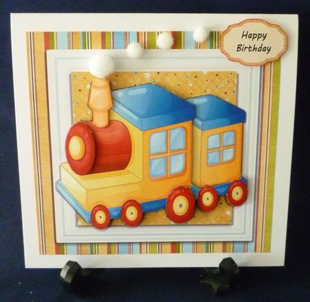 Toy Train 8x8 Mini Kit by Michelle Chivers