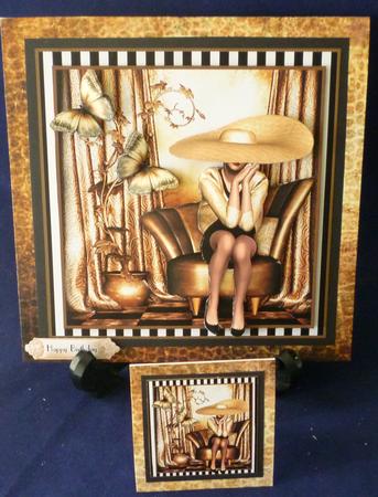 Dressed in Gold Card Front Kit by Michelle Chivers