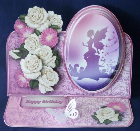 Fairy Garden Shaped Easel Card Mini Kit by Michelle Chivers