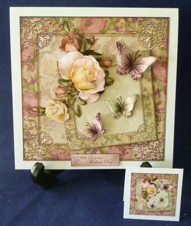 Vintage Roses & Butterflies Mini Kit by Michelle Chivers