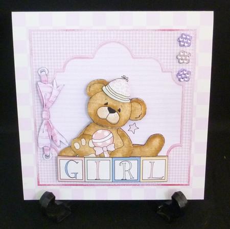 Baby Girl Teddybear Mini Kit by Michelle Chivers