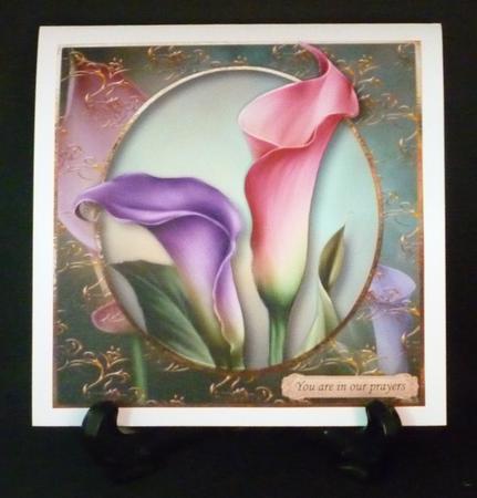 Beautiful Purple & Pink Lilies Mini Kit by Michelle Chivers