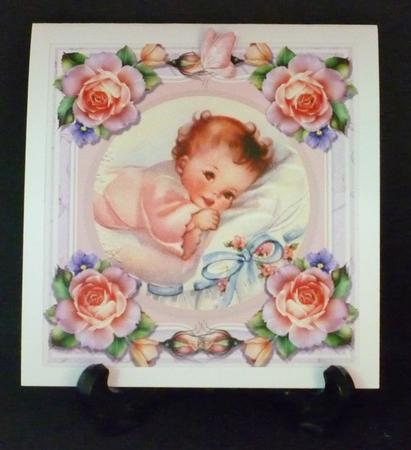 Beautiful Baby Girl 8x8 by Michelle Chivers