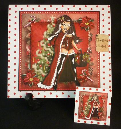 Xmas Greetings Card Front Kit by Michelle Chivers