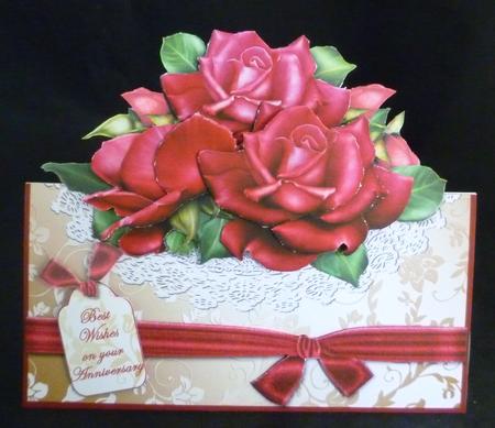 Red Roses Over the Top Card Kit by Michelle Chivers