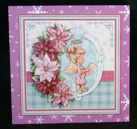 Heavenly Christmas Carol 8x8 Decoupage Mini Kit by Michelle Chivers
