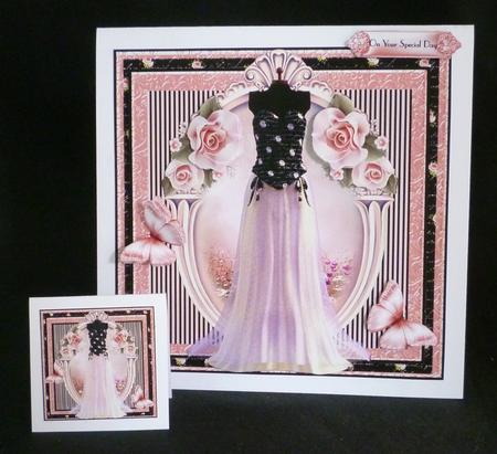 Beautiful Floaty Dress Card Front Kit by Michelle Chivers