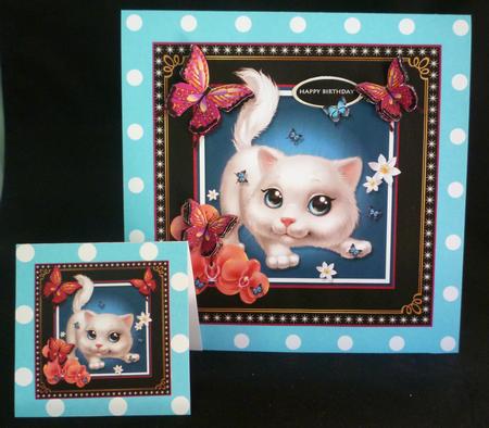 Pretty White Pussy Cat by Michelle Chivers