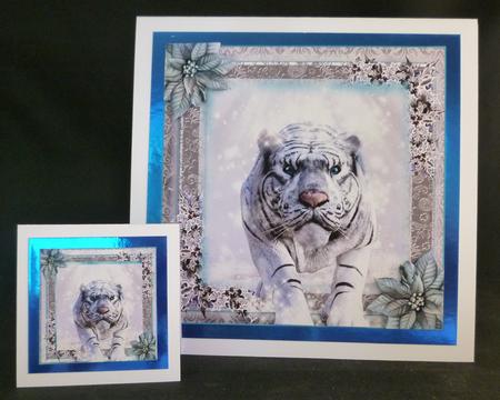 The White Tiger Card Front Kit by Michelle Chivers