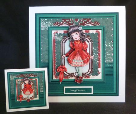 Little Vintage Christmas Girl Mini Kit by Michelle Chivers