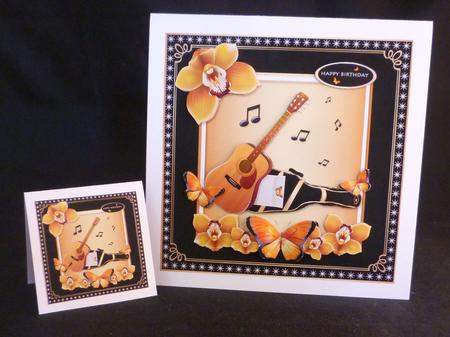 Music Lovers Classic Guitar Birthday by Michelle Chivers