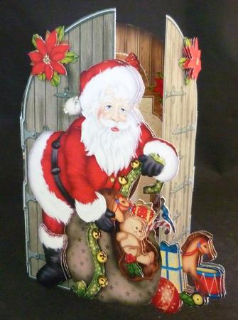 Santa Knocking at the Door by Michelle Chivers