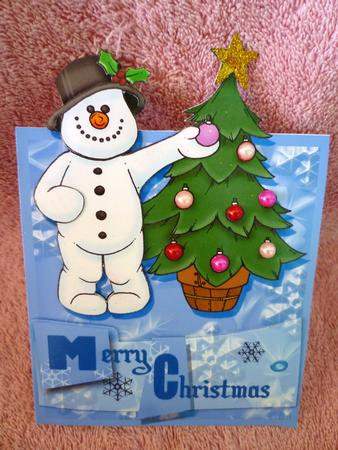 Frosty Doodles Over the Edge Card by Michelle Chivers