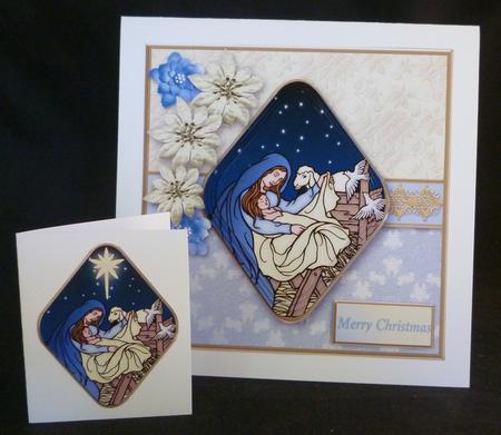 Holy Nativity - Diamond Pyramid Card Mini Kit by Michelle Chivers