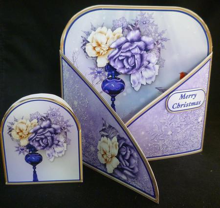 Roses for Christmas - Crossover Gatefold Card Mini Kit by Michelle Chivers