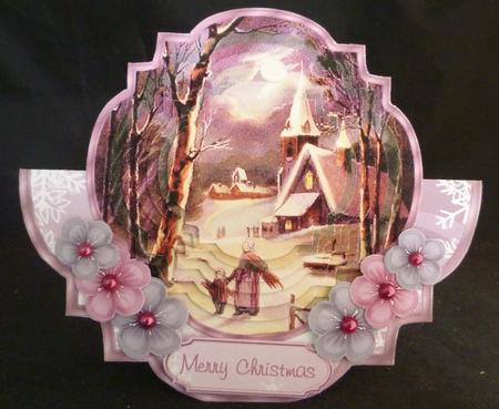 Christmas Remembered - Shaped Wobble Card Mini-kit by Michelle Chivers