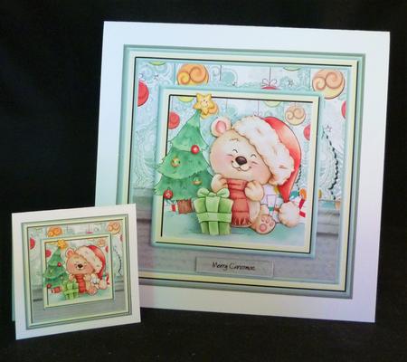 Christmas Bear 7.5 x 7.5 Mini Kit by Michelle Chivers