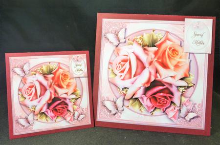 Vintage Soft Roses Card Kit by Michelle Chivers
