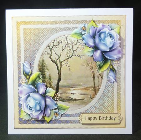 Blue Roses Mini Kit by Michelle Chivers