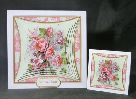 Wild Posy - Curved Frame Card Mini Kit by Michelle Chivers