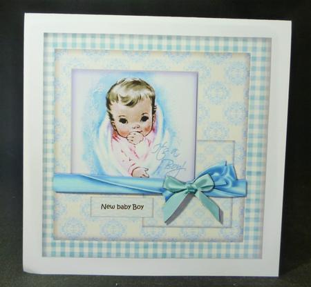 New Baby Boy Vintage 1 by Michelle Chivers