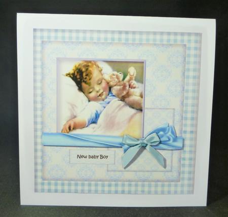 New Baby Boy Vintage 2 by Michelle Chivers