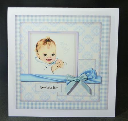 New Baby Boy Vintage 3 by Michelle Chivers