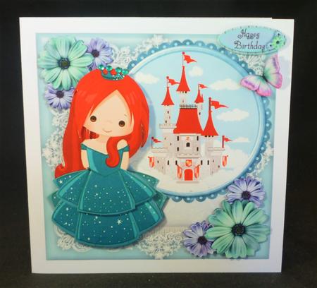 Beautiful Red Head Princess 8x8 Mini Kit by Michelle Chivers
