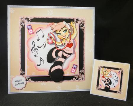Sweet Music Card Front Kit by Michelle Chivers