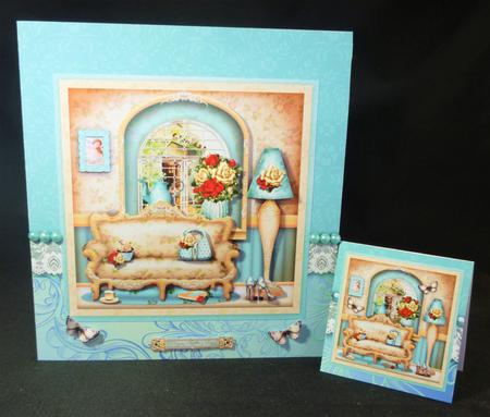 Charming Living Room Card Mini Kit by Michelle Chivers