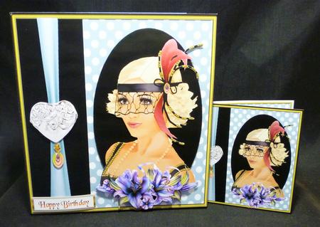 Stunning Flapper Lady No 10 Mini Kit by Michelle Chivers