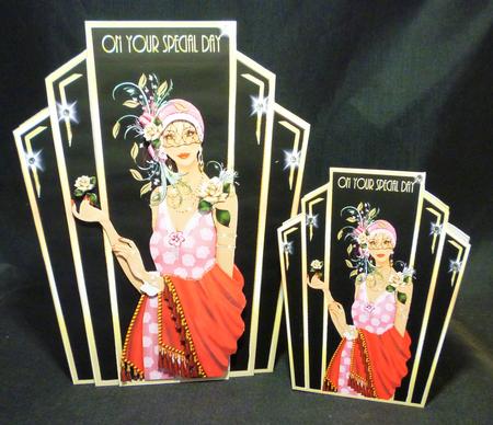 Stunning Flapper Lady No 17 Mini Kit by Michelle Chivers
