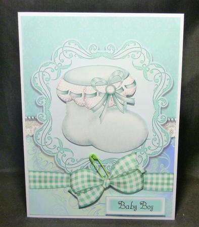 Baby Boy Bootie by Michelle Chivers