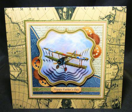 Vintage Raf Biplane 7.5 Pyramage Mini Kit by Michelle Chivers