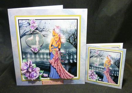 Stunning Flapper Lady No 19 Mini Kit by Michelle Chivers