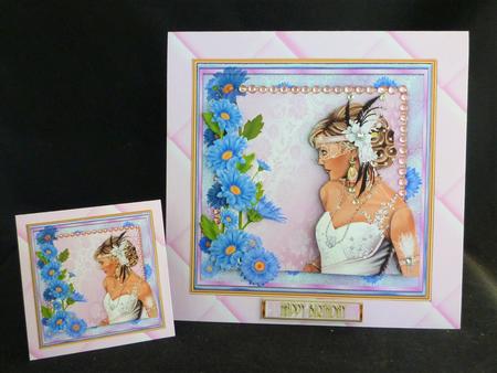 Stunning Flapper Lady No 21 Mini Kit by Michelle Chivers
