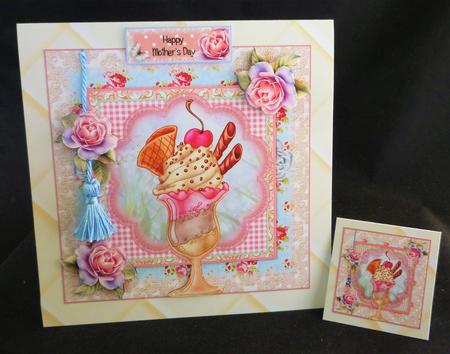 Knickerbocker Glory! Card Front Kit by Michelle Chivers